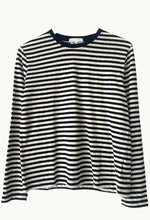 Athena L/S - Black & White Stripe