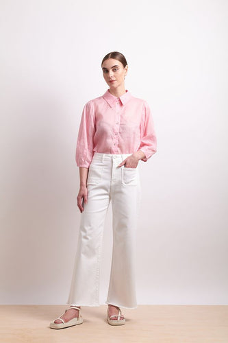 Pin Tuck Shirt - Pink