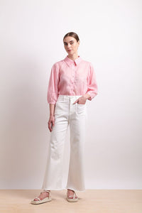 Pin Tuck Shirt - Pink