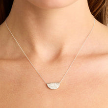Lotus Short Necklace Silver