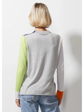 Colour Block Jumper Denim