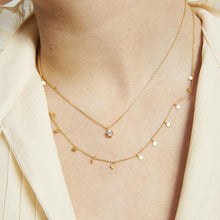 Ariel Necklace Crystal Gold