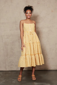 Mimosa Tank Dress - Honeycomb