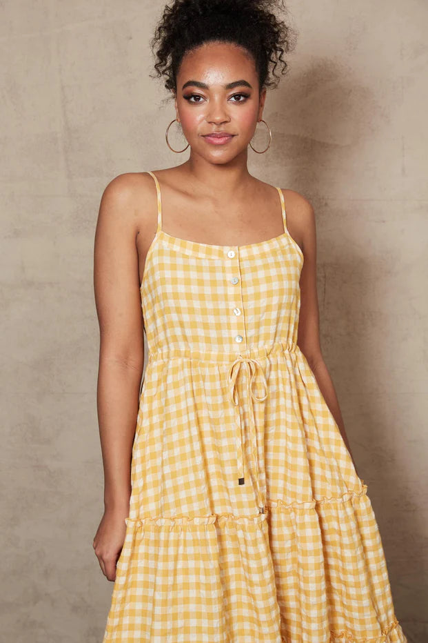 Mimosa Tank Dress - Honeycomb