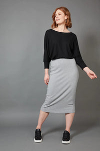Studio Jersey Skirt Grey