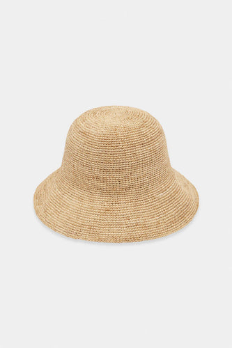 Raffia Bucket Hat Natural
