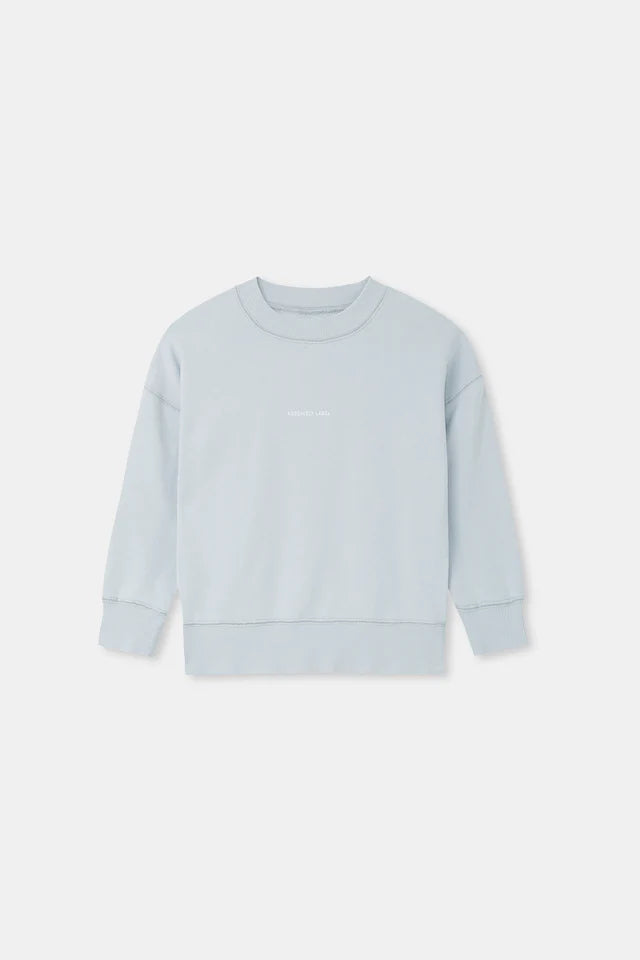 Kids Established Fleece - Blue Haze/White