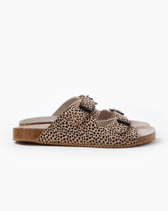 Bailey Slide Tan Cheetah