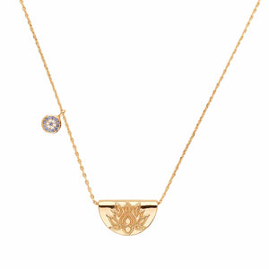 Lucky Lotus Necklace - Gold