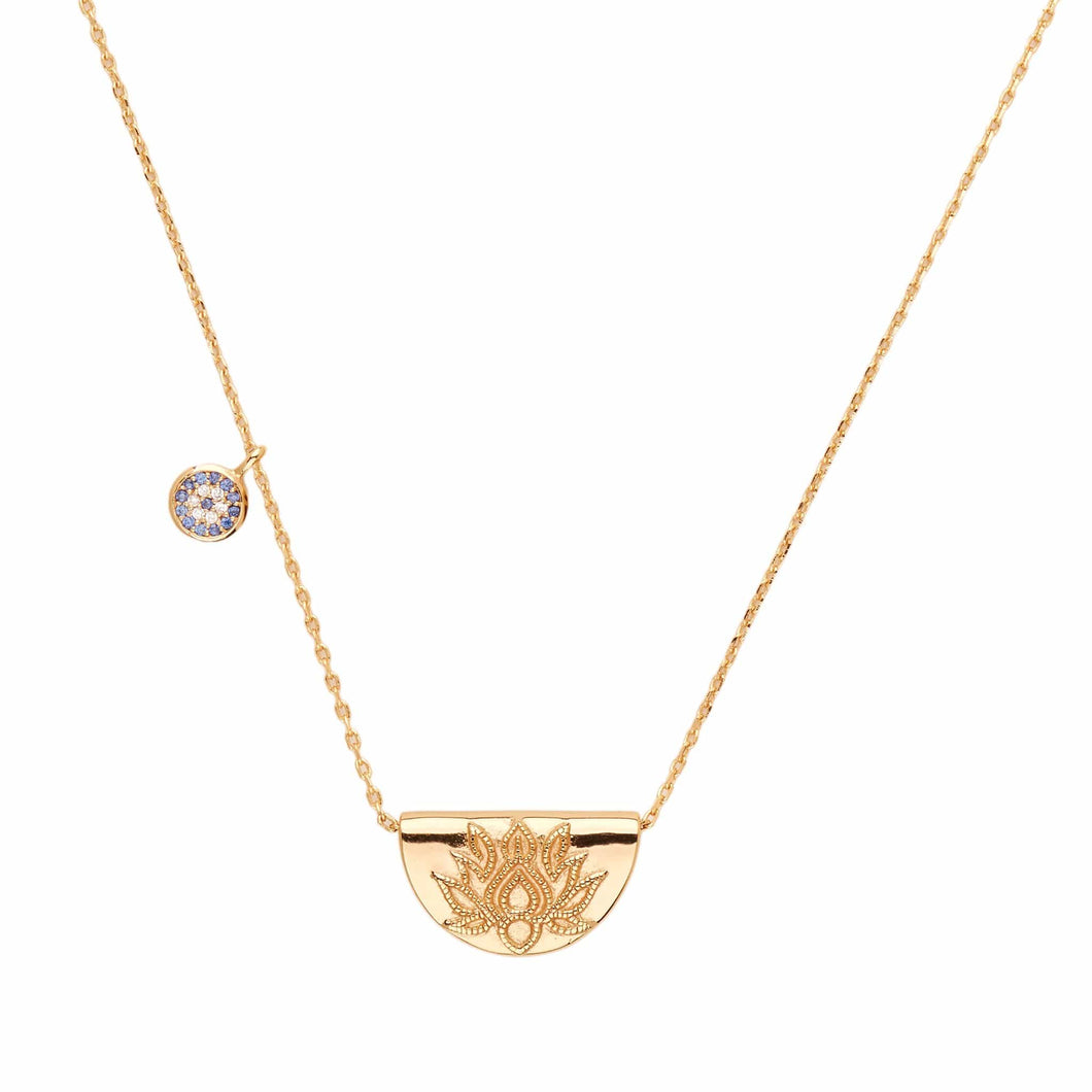Lucky Lotus Necklace - Gold