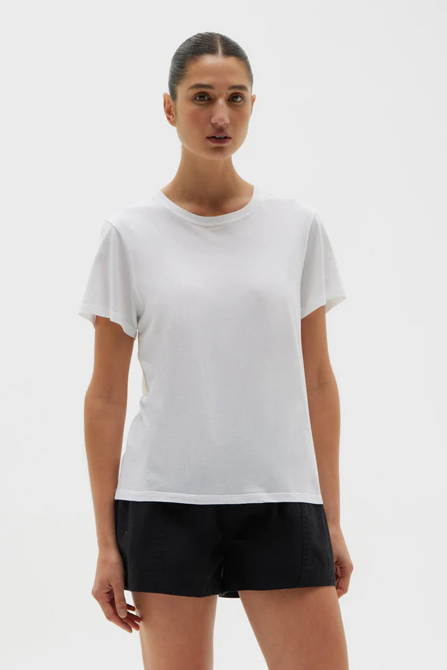 Slim Organic Tee White