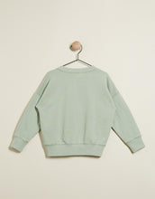 Kids Established Fleece -Teal Green/White