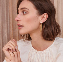 Isabel Chain Earrings Crystal