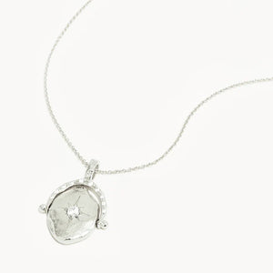 North Star Spinner Necklace Silver